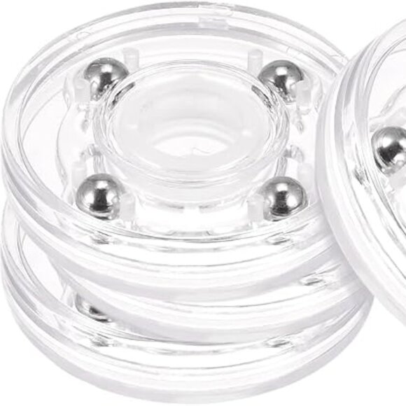 2 inch Clear Rotating Swivel Stand Lazy Susan Turntable Display - Picture 6 of 7